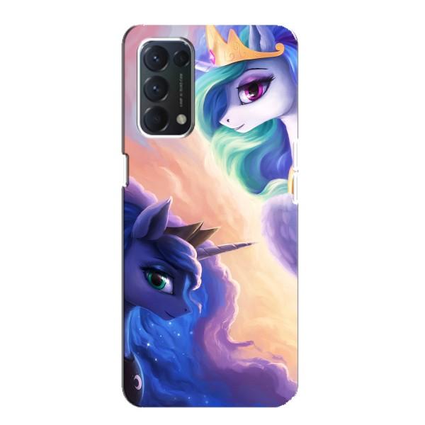Чехол для Оппо А74 - (Единорожки - Новинки) (AlphaPrint) – Единорожки