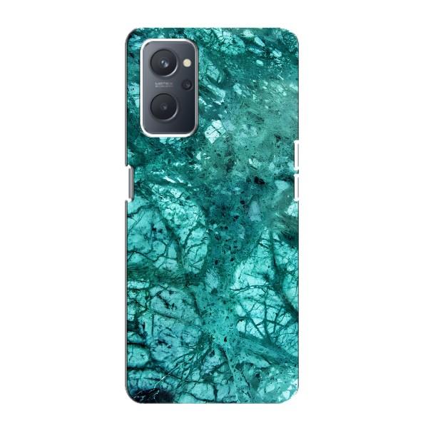 Мраморный чехол на Oppo A76 (VPrint) – Зеленый мрамор
