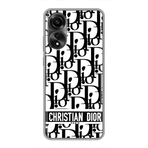 Чехол (Dior, Prada, YSL, Chanel) для OPPO A78 (4G) – Christian Dior