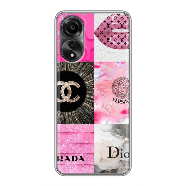 Чехол (Dior, Prada, YSL, Chanel) для OPPO A78 (4G) – Модница