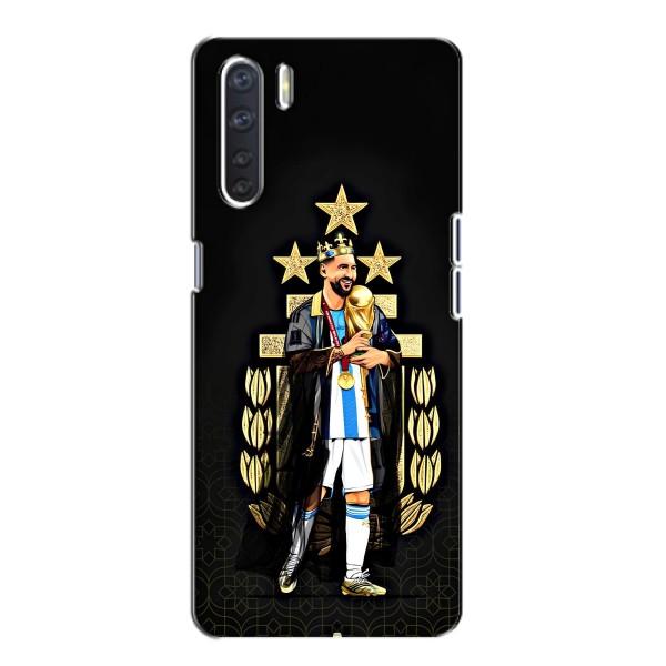 Чохли для Oppo A91 (Leo чемпіон) (AlphaPrint) – Мессі Король