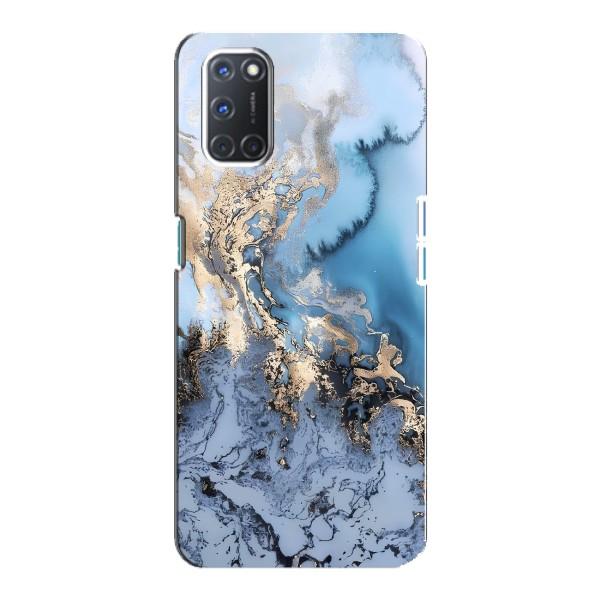 Мраморный чехол на Oppo A92 (VPrint) – Нежный мрамор