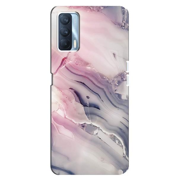 Мраморный чехол на Oppo A92s (VPrint) – Пурпурный Мрамор