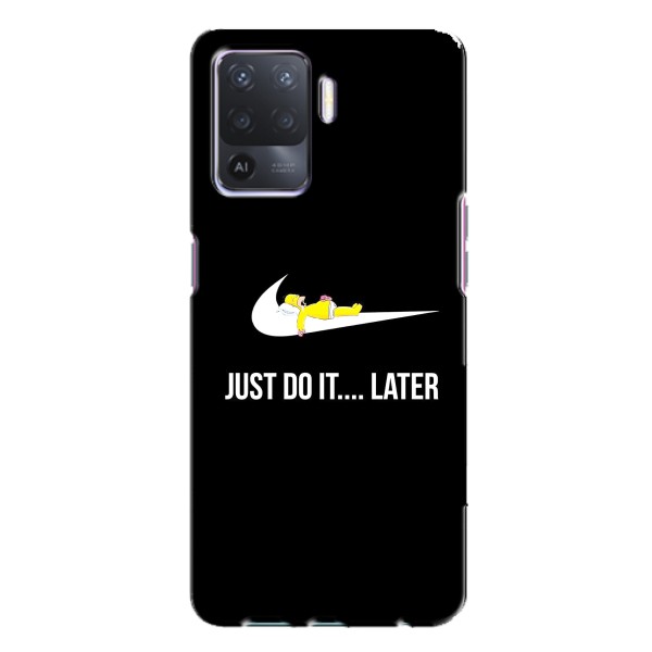 Чехол с логотипом Найк на Oppo A94 – Nike just do it