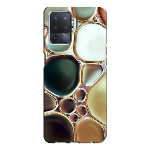 Мраморный чехол на Oppo A94 (VPrint) – Радужный Мрамор