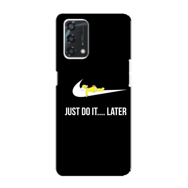 Чохол з логтипом Найк на Oppo A95 – Nike just do it