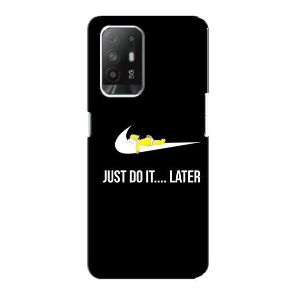 Чохол з логтипом Найк на Oppo F19 Pro Plus 5G – Nike just do it
