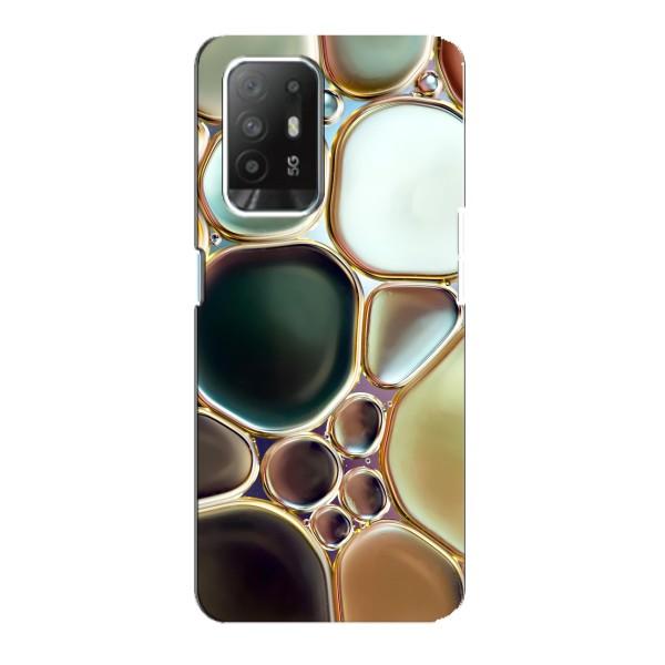 Мраморный чехол на Oppo F19 Pro Plus 5G (VPrint) – Радужный Мрамор