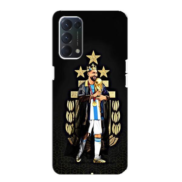Чохли для Oppo F19 (Leo чемпіон) (AlphaPrint) – Мессі Король
