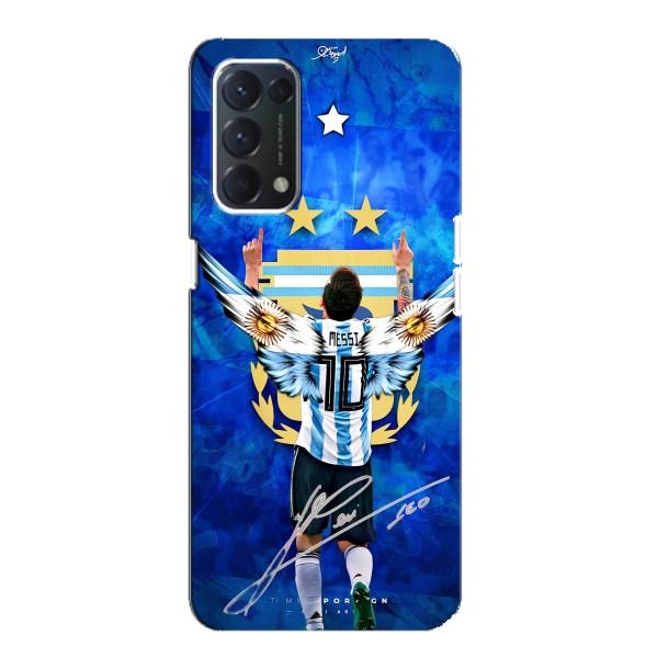 Чохли для Oppo F19 (Leo чемпіон) (AlphaPrint) – Мессі збірна