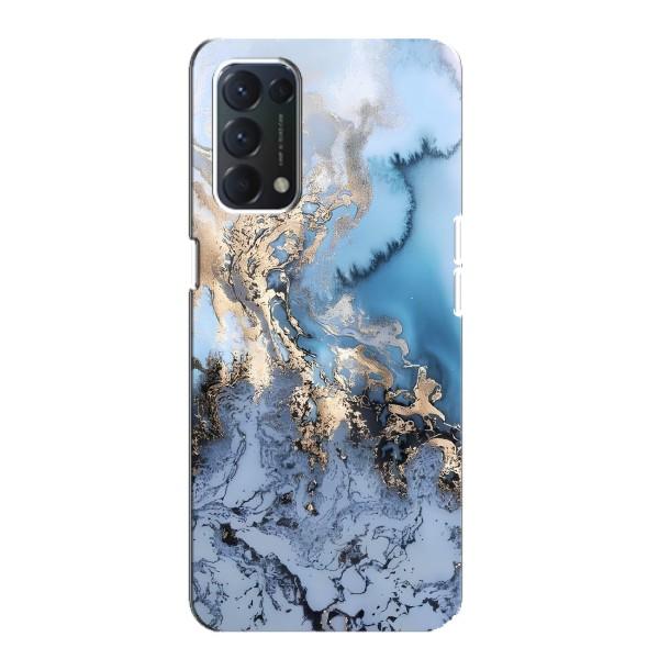 Мраморный чехол на Oppo F19 (VPrint) – Нежный мрамор