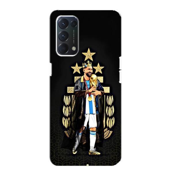Чохли для Oppo Find X3 Lite (Leo чемпіон) (AlphaPrint) – Мессі Король