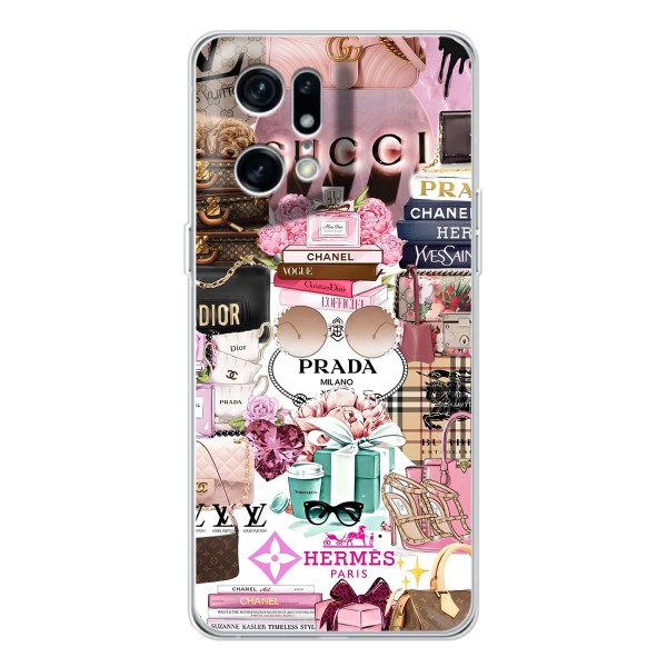 Чохол (Dior, Prada, YSL, Chanel) для OPPO Find X5 Pro – Брендb