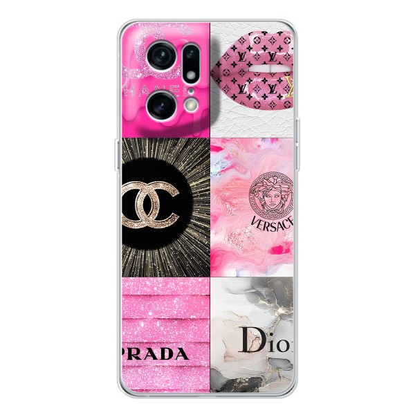 Чохол (Dior, Prada, YSL, Chanel) для OPPO Find X5 Pro – Модніца