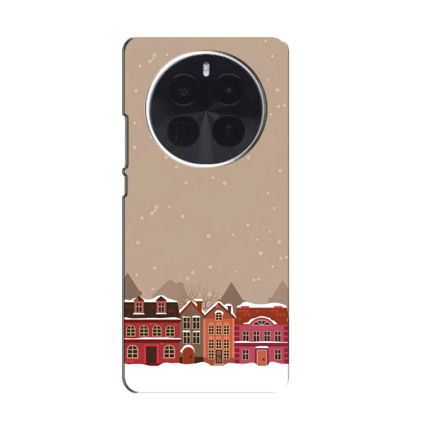 Новорічні, Святкові Чохли для OPPO Find X8 Pro - 2024 год – Зимове місто