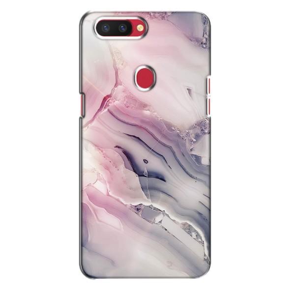 Мраморный чехол на Oppo R11s (VPrint) – Пурпурный Мрамор