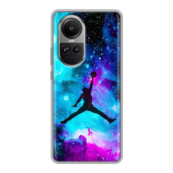 Чехлы для Oppo Reno 10 Pro - с картинкой JORDAN (AlphaPrint) – Яркий Джордан
