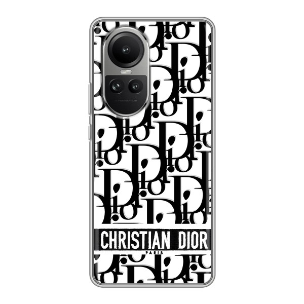 Чехол (Dior, Prada, YSL, Chanel) для Oppo Reno 10 – Christian Dior