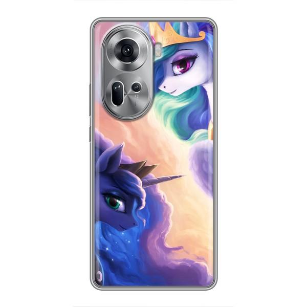 Чехол для Оппо Рено 11 5G - (Единорожки - Новинки) (AlphaPrint) – Единорожки