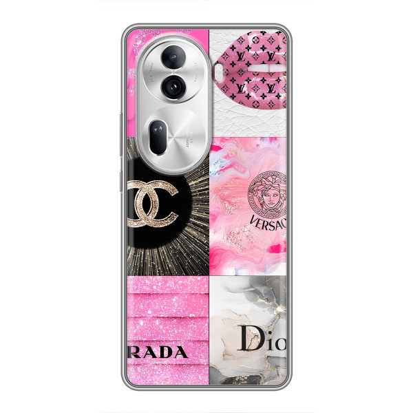 Чехол (Dior, Prada, YSL, Chanel) для Oppo Reno 11 Pro 5G – Модница