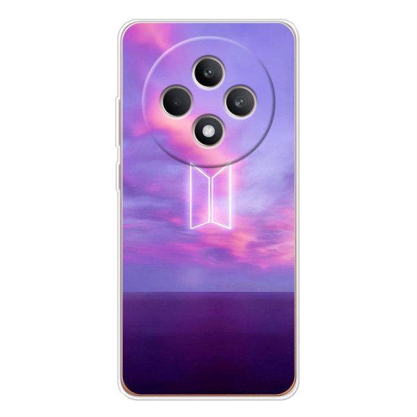 Чехлы BTS для OPPO Reno 12 F (AlphaPrint) – BTS логотип