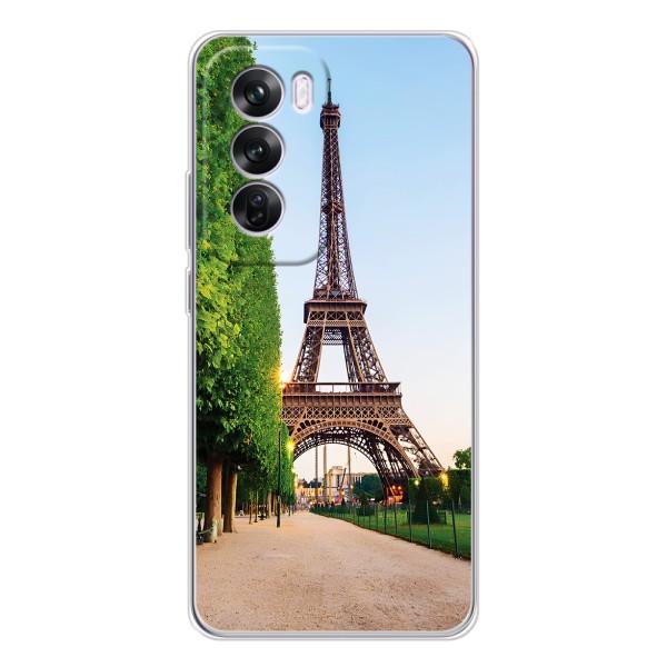 Чехол Эйфелева Башня для OPPO Reno 12 Pro - (AlphaPrint) – Дорога в Париж