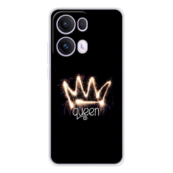 Чохол (Корона на чорному фоні) для ОРО Reno 13 Про 5G – Корона