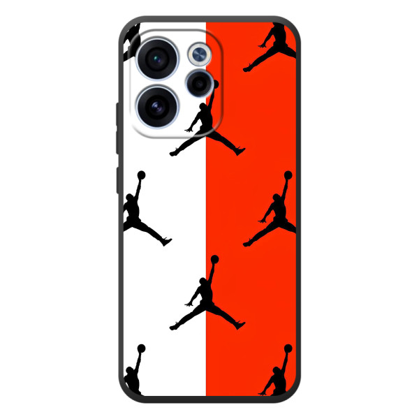 Чохли для OPPO Reno 15 FS - з картинкою JORDAN (AlphaPrint) – Лого Джордан