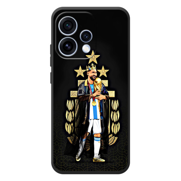 Чехлы для OPPO Reno 15 (Leo чемпион) (AlphaPrint) – Месси Король