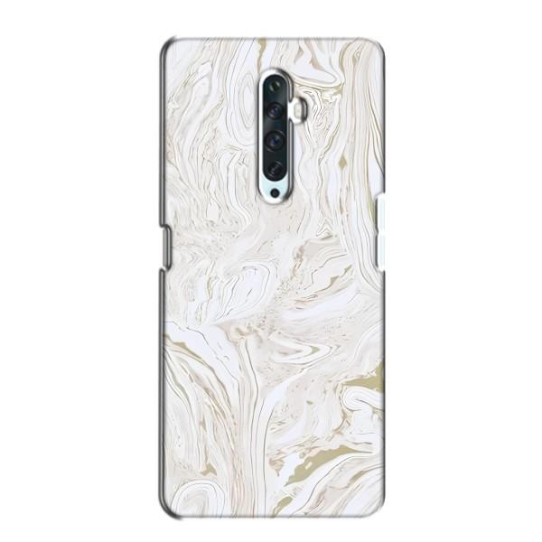 Мраморный чехол на Oppo Reno 2Z (VPrint) – Белый мрамор