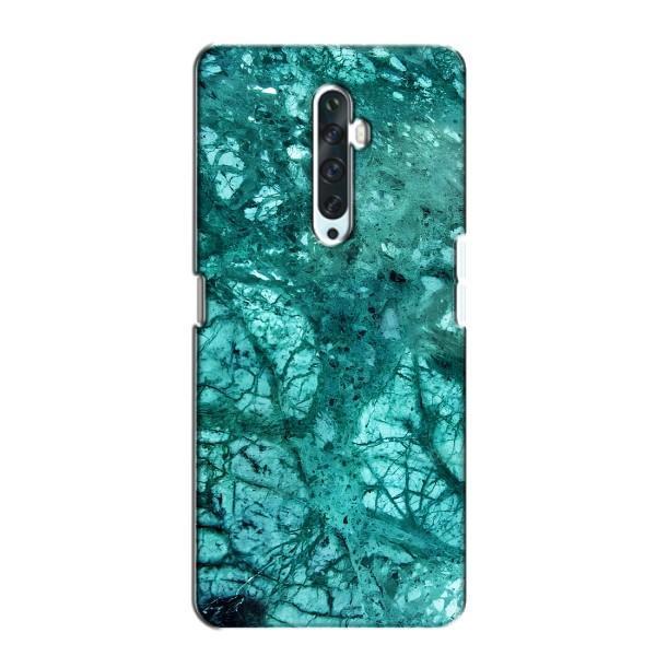 Мраморный чехол на Oppo Reno 2Z (VPrint) – Зеленый мрамор