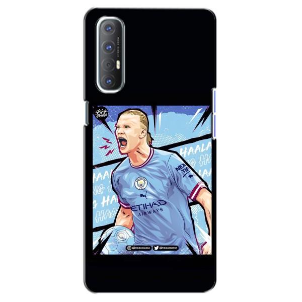 Чехлы с футболистом Ерлинг Холанд для Oppo Reno 3 Pro (AlphaPrint) – гол Эрлинг Холланд