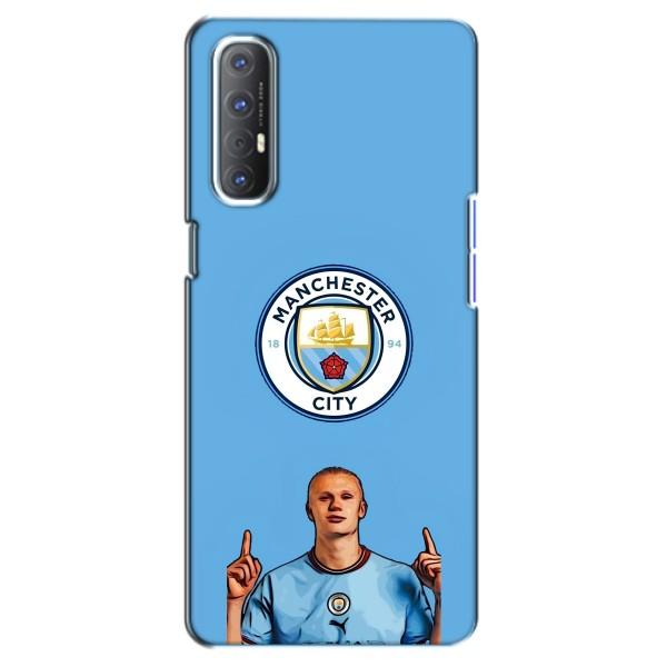 Чехлы с футболистом Ерлинг Холанд для Oppo Reno 3 Pro (AlphaPrint) – Холанд Манчестер Сити