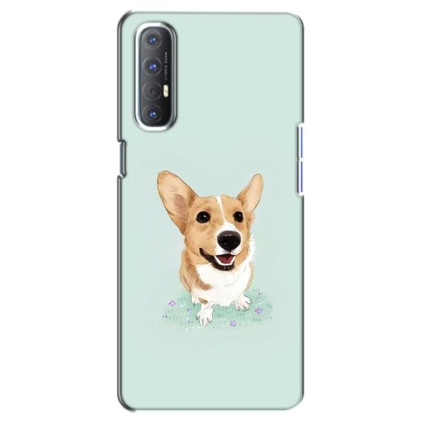 Чехлы с собаками для Oppo Reno 3 Pro (VPrint) – Корги