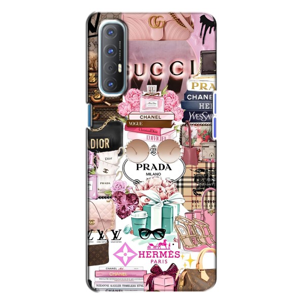 Чохол (Dior, Prada, YSL, Chanel) для Oppo Reno 3 – Брендb