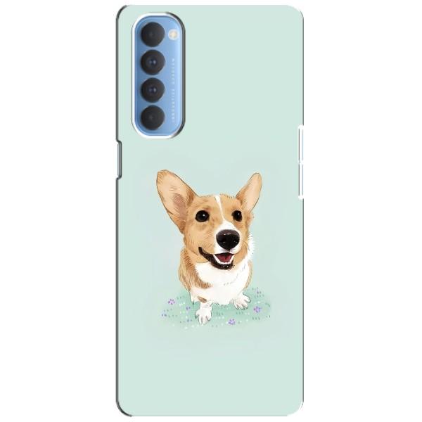 Чохли з собаками для Oppo Reno 4 Pro (VPrint) – Коргі