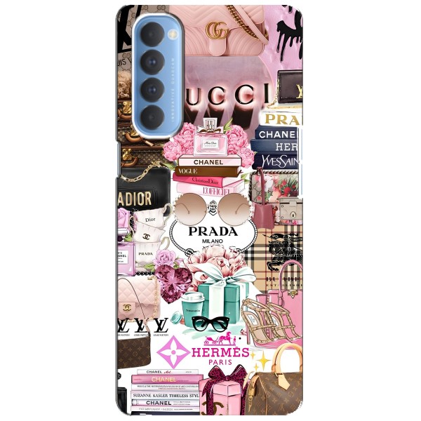 Чехол (Dior, Prada, YSL, Chanel) для Oppo Reno 4 Pro – Бренды