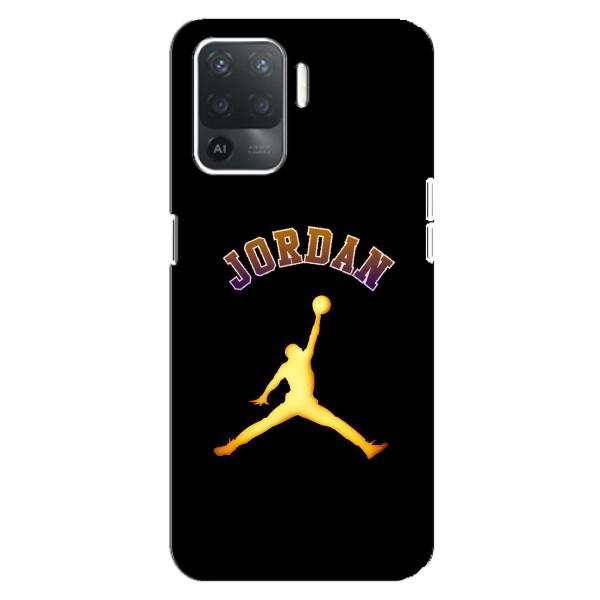 Чохли для OPPO Reno 5 Lite - з картинкою JORDAN (AlphaPrint) – Jordan Gold