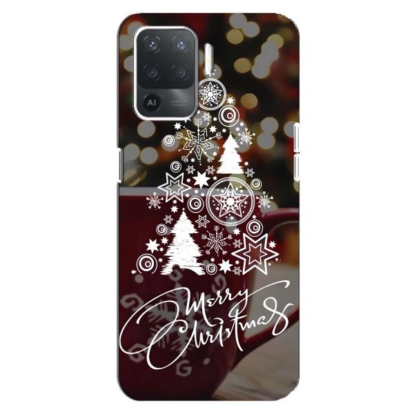 Різдвяні Чохли для OPPO Reno 5 Lite (VPrint) – Ялинка яскрава
