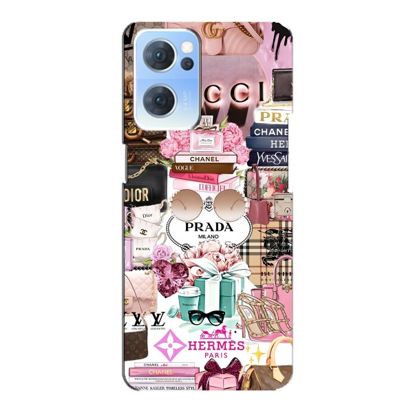 Чехол (Dior, Prada, YSL, Chanel) для Oppo Reno7 5G – Бренды