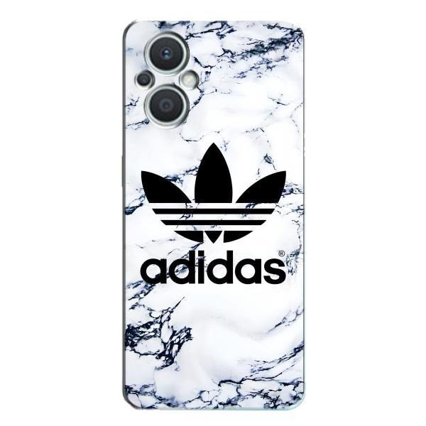 Чохли Адидас для Oppo Reno7 Lite (5G) (AlphaPrint) – Адідас на мраморі