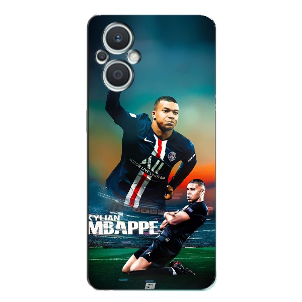 Чохол (TPU) з Футболістом на Oppo Reno7 Lite (5G) – MBAPPE