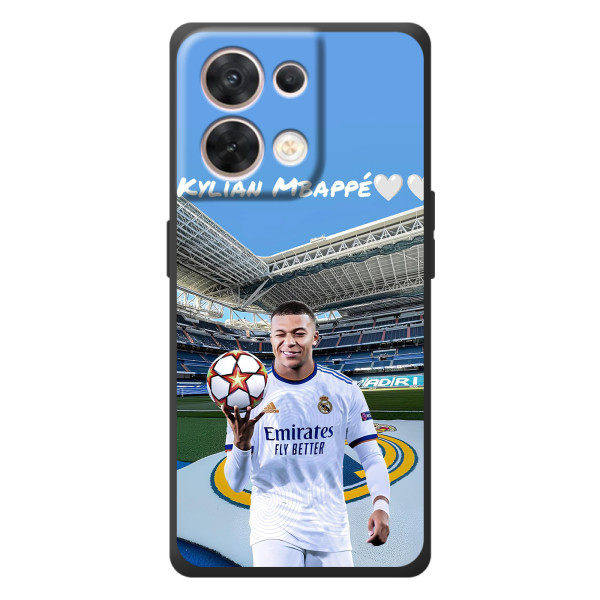 Чехол (TPU) с Футболистом на OPPO Reno 8 5G – Mbappe Real