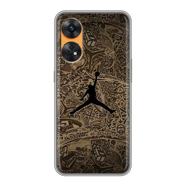 Чехлы для Oppo Reno 8T - с картинкой JORDAN (AlphaPrint) – Logo Jordan