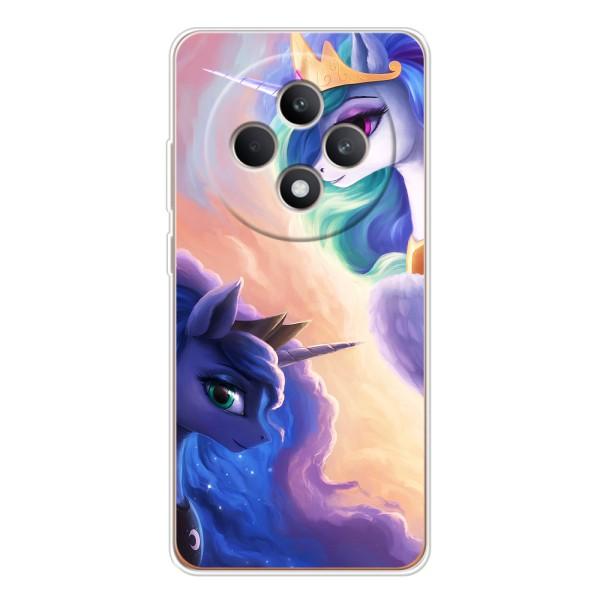 Чехол Unicorn на OPPO Reno12 F – Единорожки на тучках