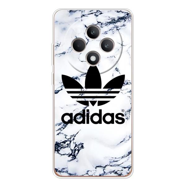 Чехлы Адидас для OPPO Reno12 FS (AlphaPrint) – Адидас на мраморе