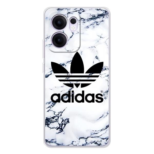 Чохли Адидас для OPPO Reno13 F (AlphaPrint) – Адідас на мраморі