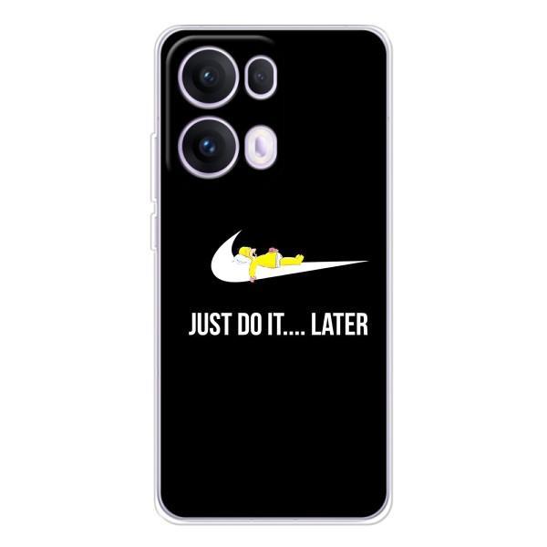 Чехол с логотипом Найк на OPPO Reno13 Pro – Nike just do it