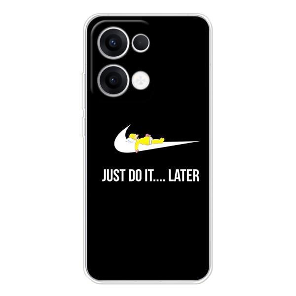 Чехол с логотипом Найк на OPPO Reno13 – Nike just do it