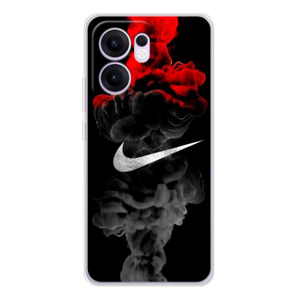Чехол с логотипом Найк на OPPO Reno14 F – Найк на черном